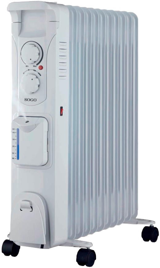 Масляный обогреватель Sogo CAL-SS-18470 11 секц 2.5 кВт
