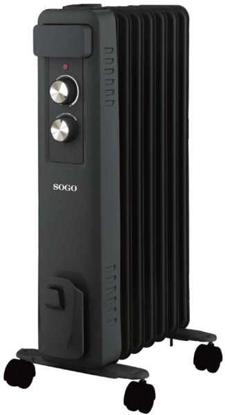 Масляный обогреватель Sogo CAL-SS-18455 7 секц 1.5 кВт