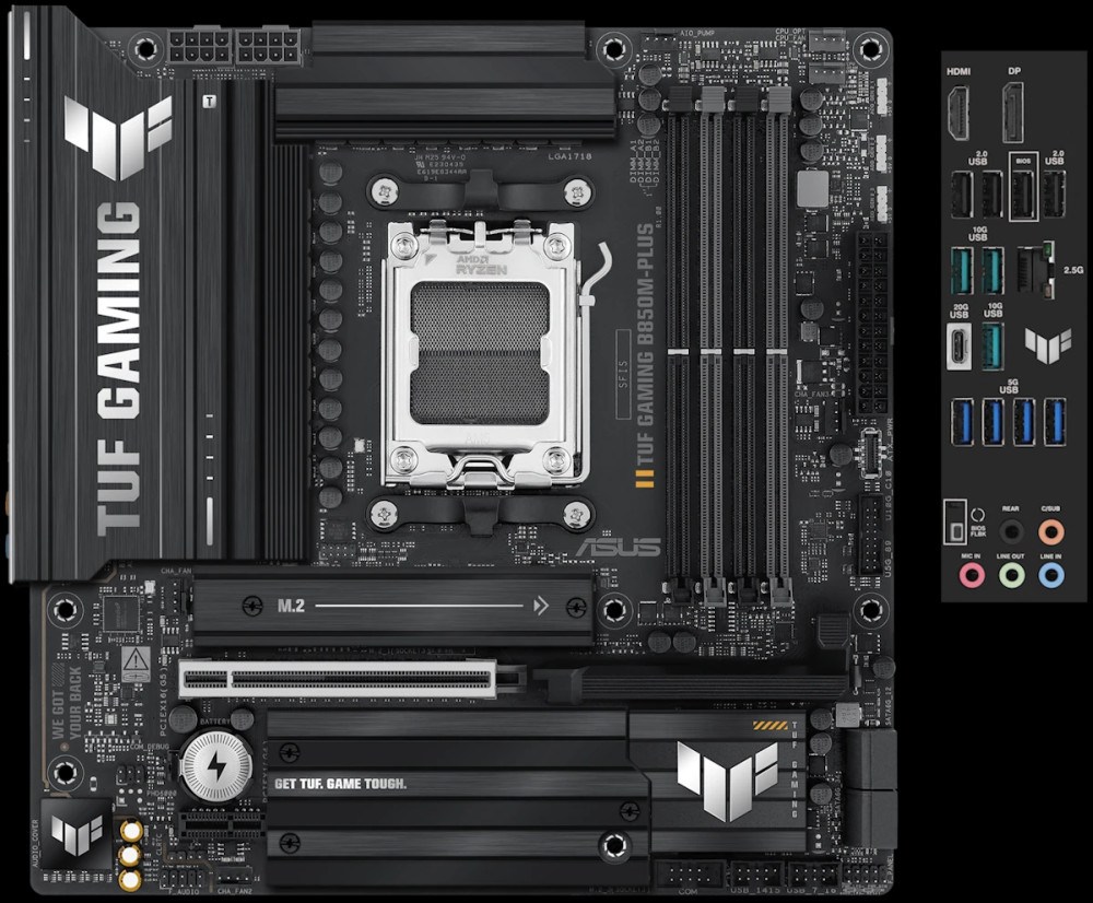 Материнська плата Asus TUF GAMING B850M-PLUS (90MB1IX0-M0EAY0)