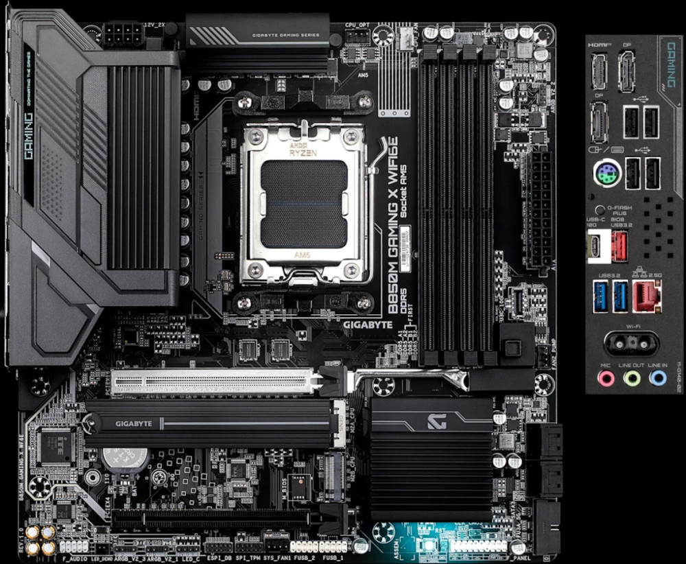 Материнська плата Gigabyte B850M GAMING X WIFI6E