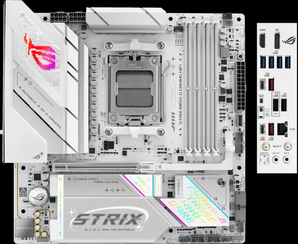 Материнська плата Asus ROG STRIX B850-G GAMING WIFI (90MB1M30-M0EAY0)