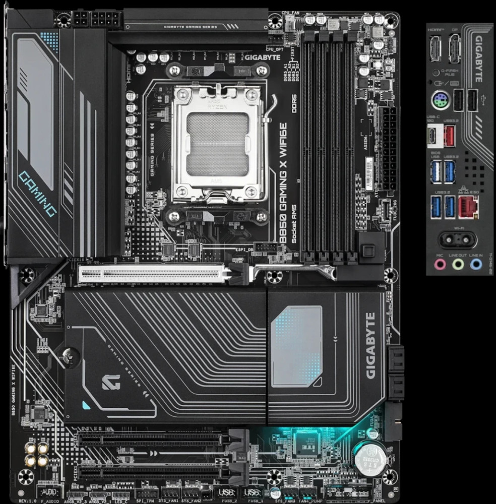 Материнская плата Gigabyte B850 GAMING X WIFI6E