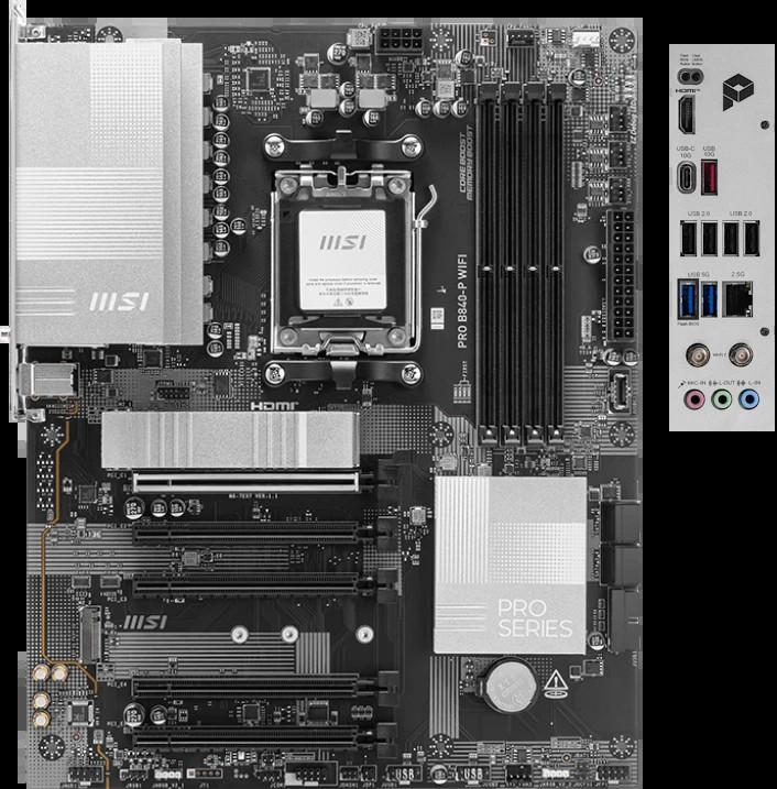 Материнская плата MSI PRO B840-P WIFI (911-7E57-001)