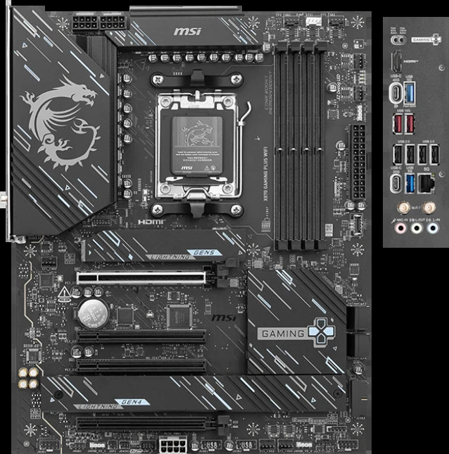 Материнская плата MSI X870 GAMING PLUS WIFI (911-7E47-005)