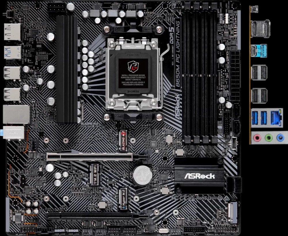 Материнская плата ASRock B650M PG Lightning