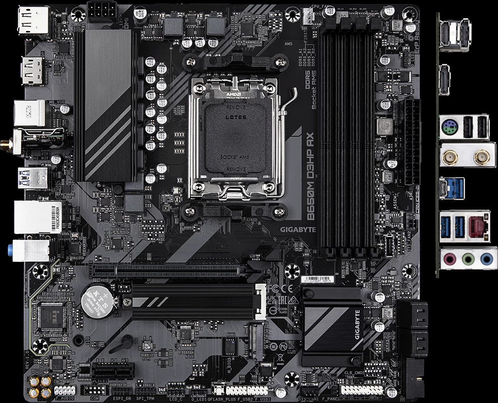 Материнская плата Gigabyte B650M D3HP AX