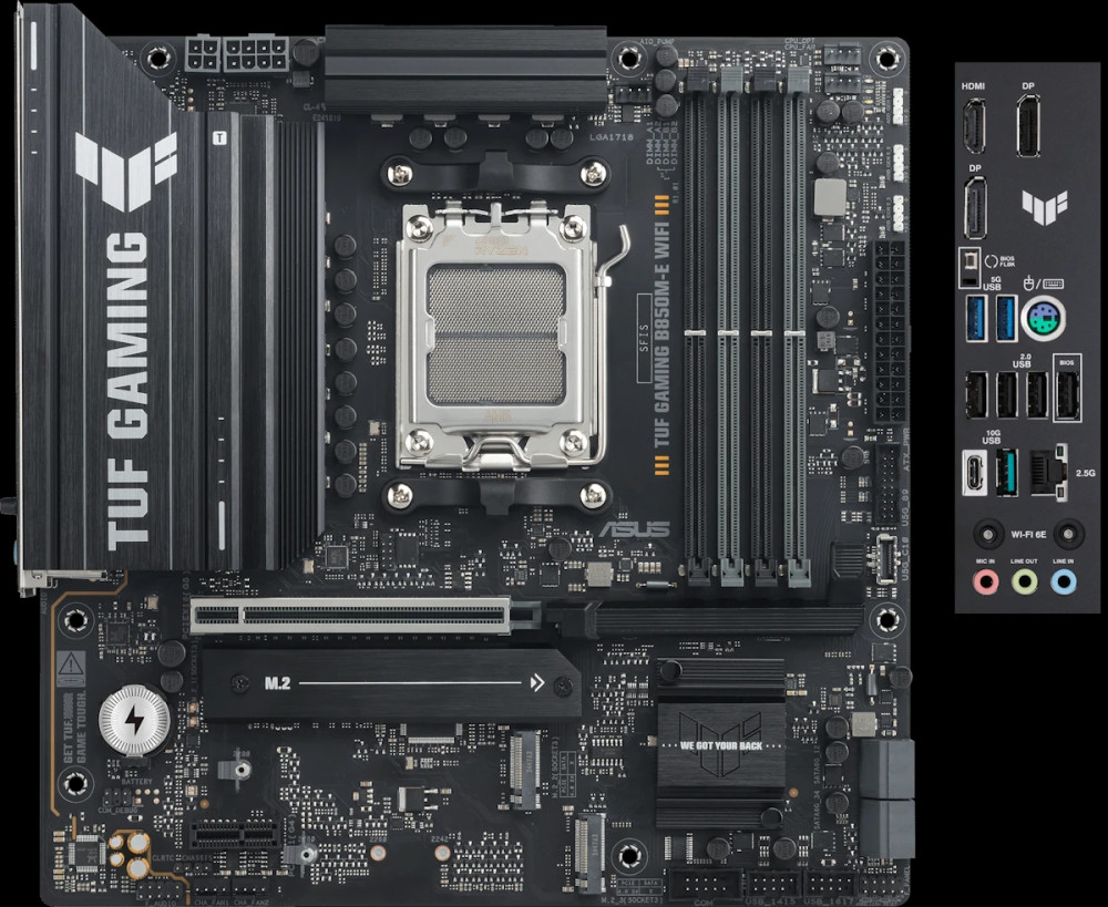 Материнська плата Asus TUF GAMING B850M-E WIFI (90MB1LS0-M0EAY0)