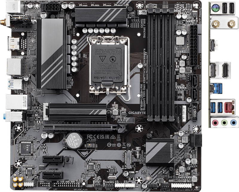 Материнская плата Gigabyte B760M DS3H AX DDR5