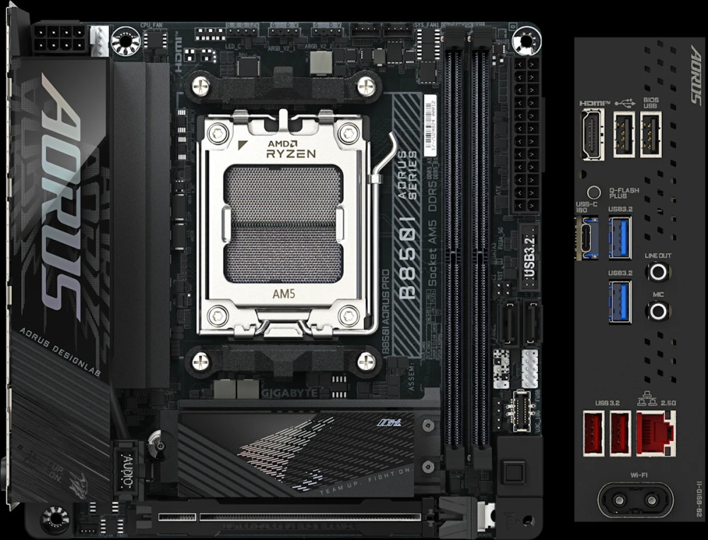 Материнская плата Gigabyte B850I AORUS PRO