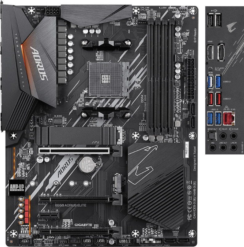 Материнская плата Gigabyte B550 AORUS ELITE