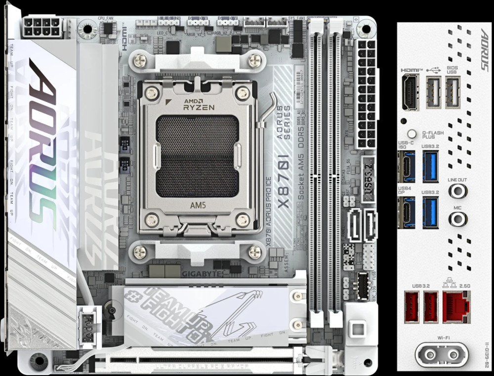 Материнська плата Gigabyte X870I AORUS PRO ICE