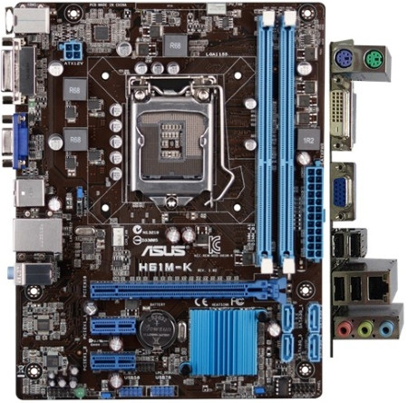 Материнська плата Asus H61M-K