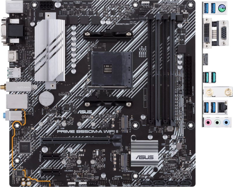 Материнская плата Asus PRIME B550M-A WIFI II