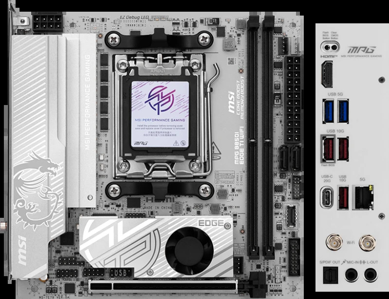 Материнская плата MSI MPG B850I EDGE TI WIFI