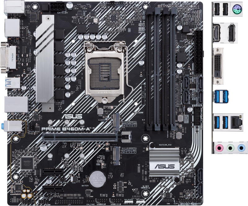 Материнская плата Asus PRIME B460M-A (90MB13E0-M0EAY0)
