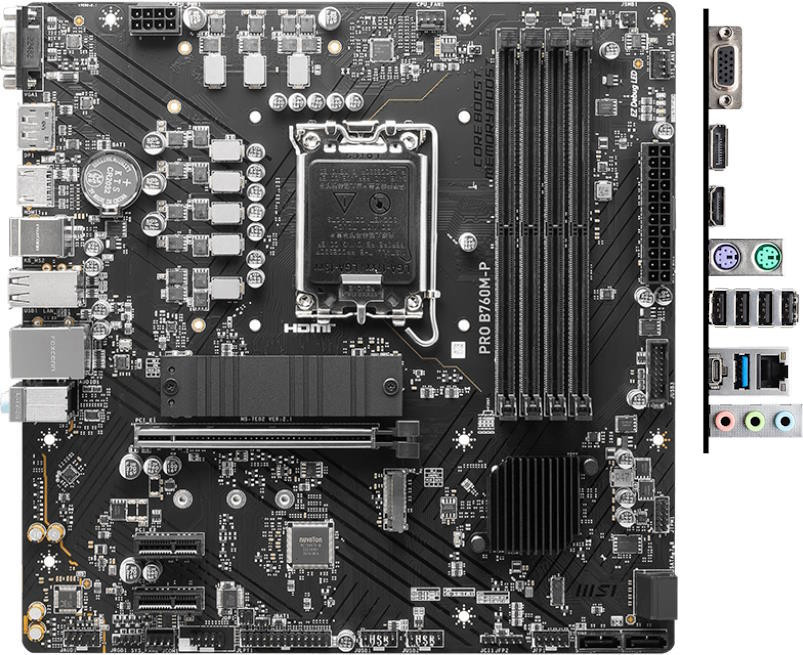 Материнская плата MSI PRO B760M-P DDR5 (911-7E02-026)