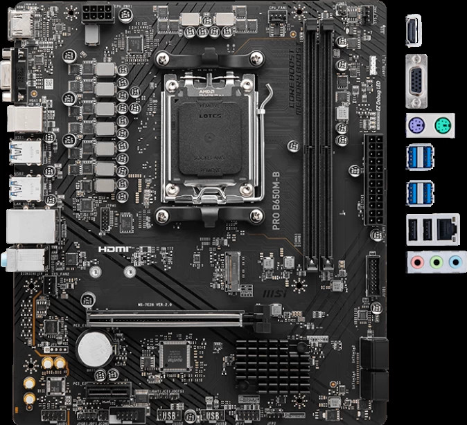 Материнська плата MSI PRO B650M-B