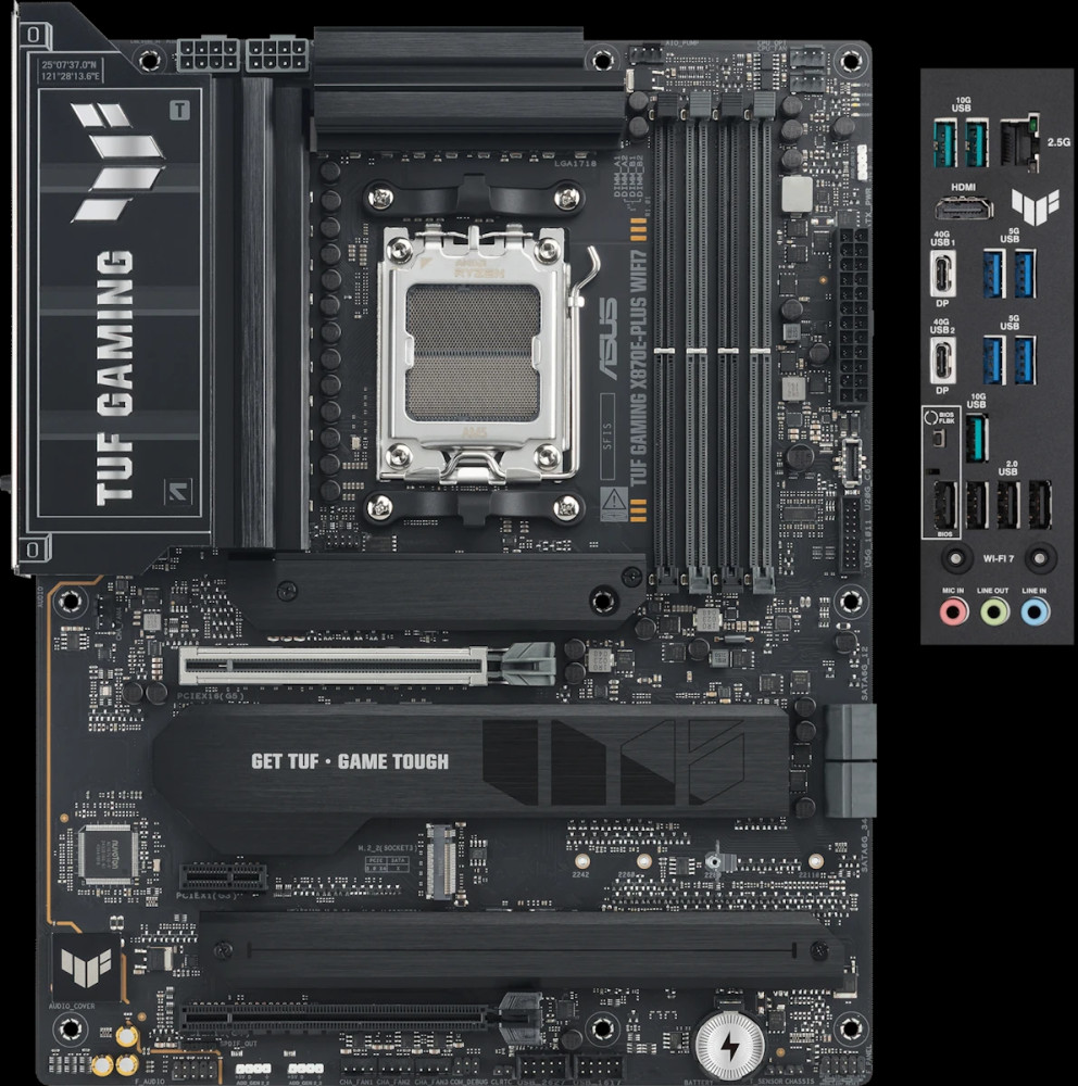 Материнська плата Asus TUF GAMING X870E-PLUS WIFI7 (90MB1M70-M0EAY0)