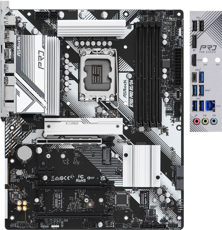 Материнская плата ASRock B760 Pro RS/D4 (90-MXBL80-A0UAYZ)