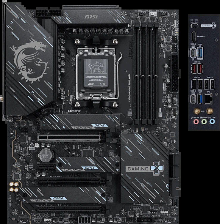 Материнская плата MSI X870E GAMING PLUS WIFI