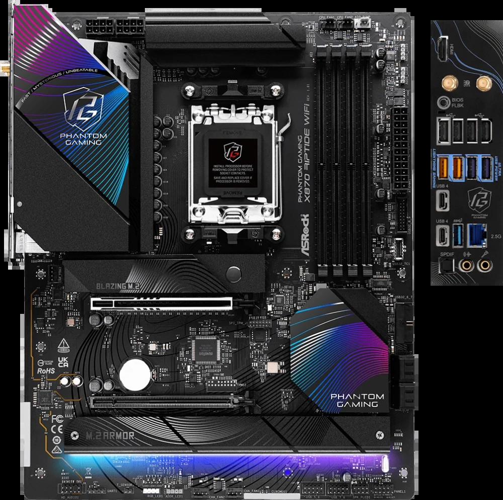 Материнська плата ASRock X870 Riptide WiFi