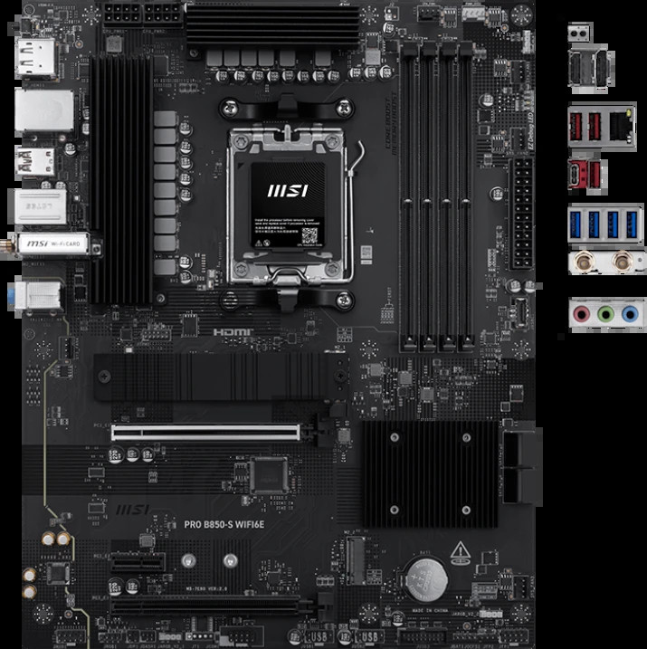 Материнская плата MSI PRO B850-S WIFI6E