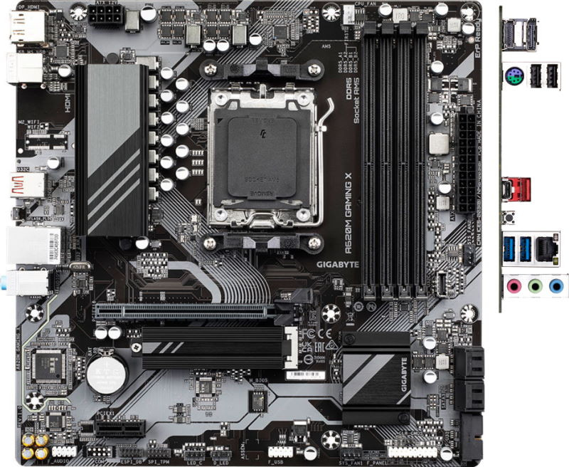 Материнская плата Gigabyte A620M GAMING X