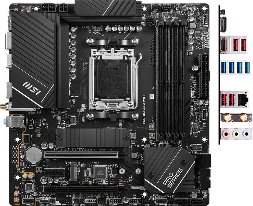 Материнська плата MSI PRO B650M-A WIFI (911-7D77-001)