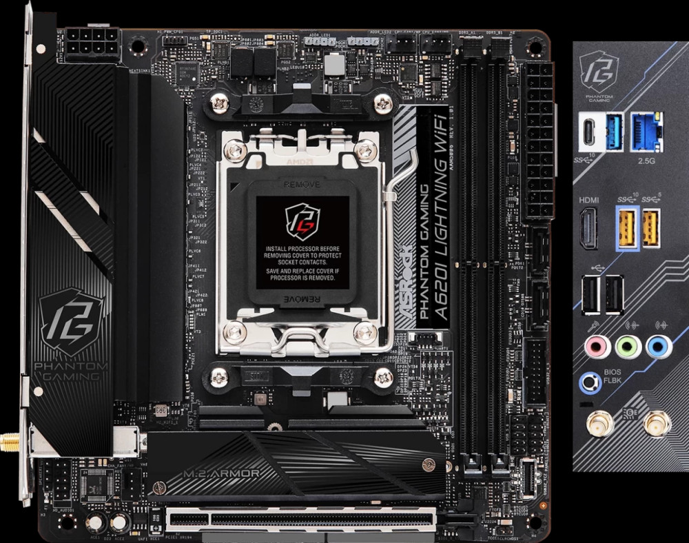 Материнская плата ASRock A620I Lightning WiFi