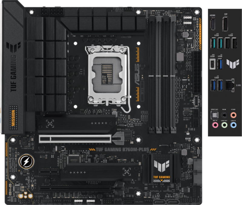 Материнская плата Asus TUF GAMING B760M-PLUS