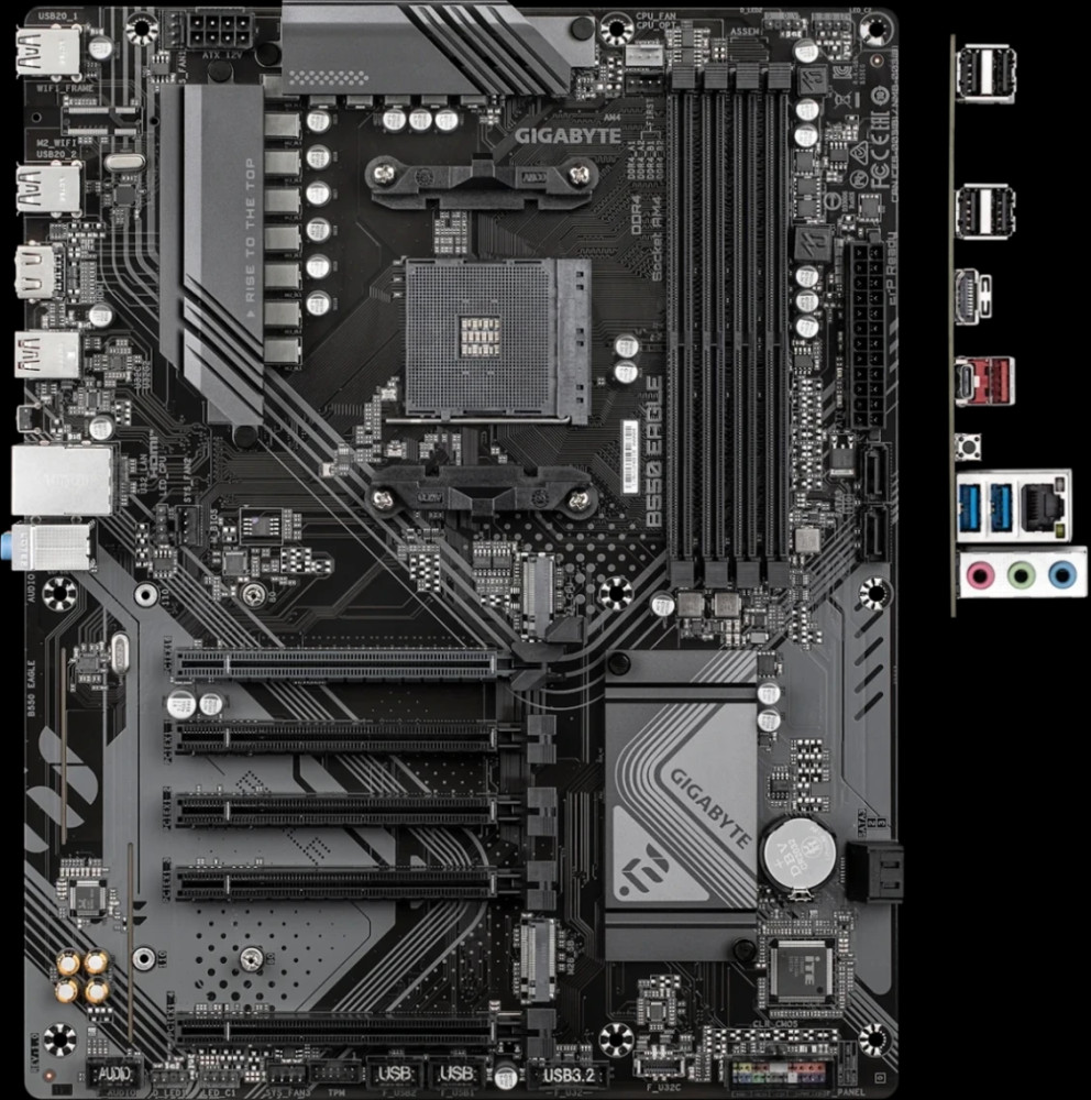 Материнська плата Gigabyte B550 EAGLE