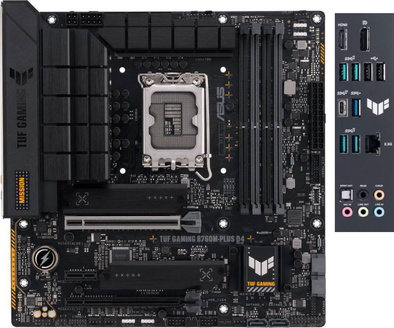 Материнская плата Asus TUF GAMING B760M-PLUS D4 (90MB1DI0-M0EAY0)