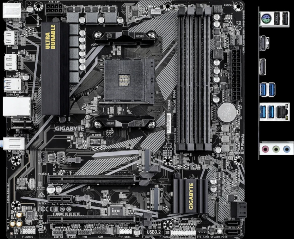 Материнська плата Gigabyte B550M DS3H R2