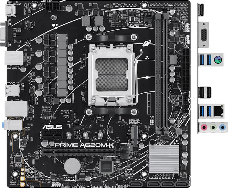 Материнская плата Asus PRIME A620M-K (90MB1F40-M0EAY0)