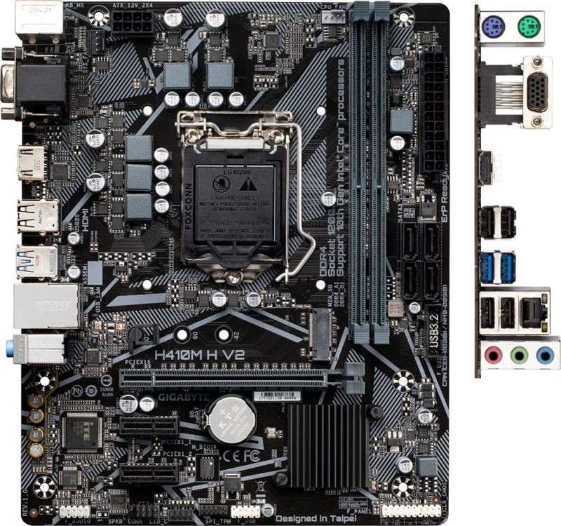 Материнська плата Gigabyte H410M H V2