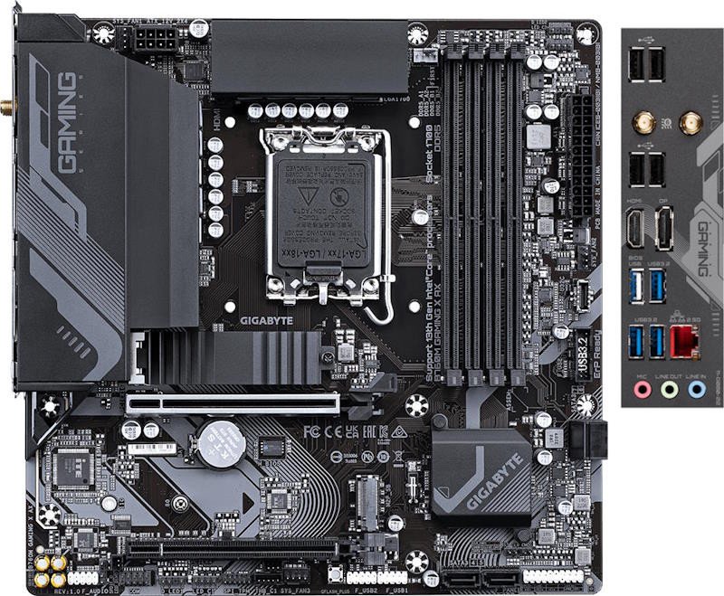 Материнская плата Gigabyte B760M GAMING X AX DDR5