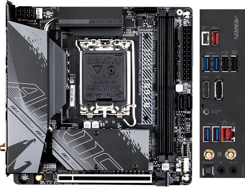 Материнская плата Gigabyte B760I AORUS PRO DDR5