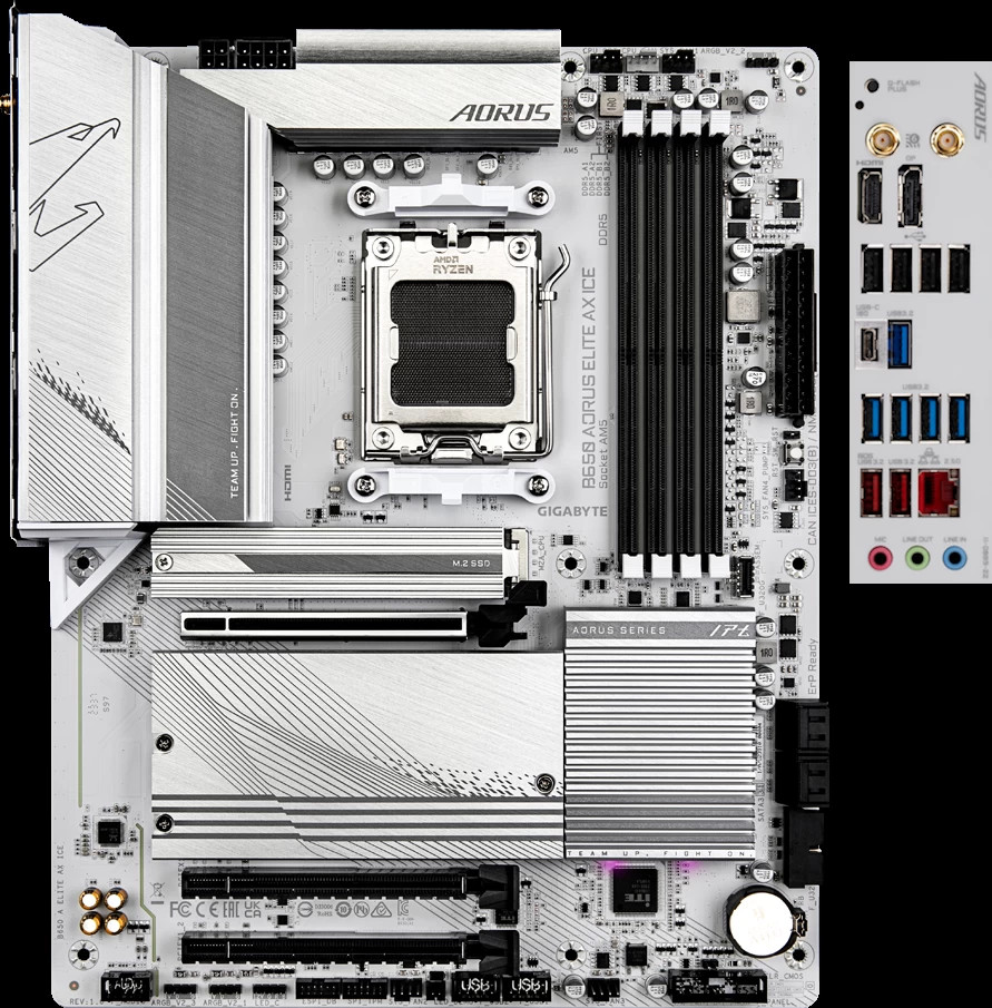 Материнская плата Gigabyte B650 AORUS ELITE AX ICE