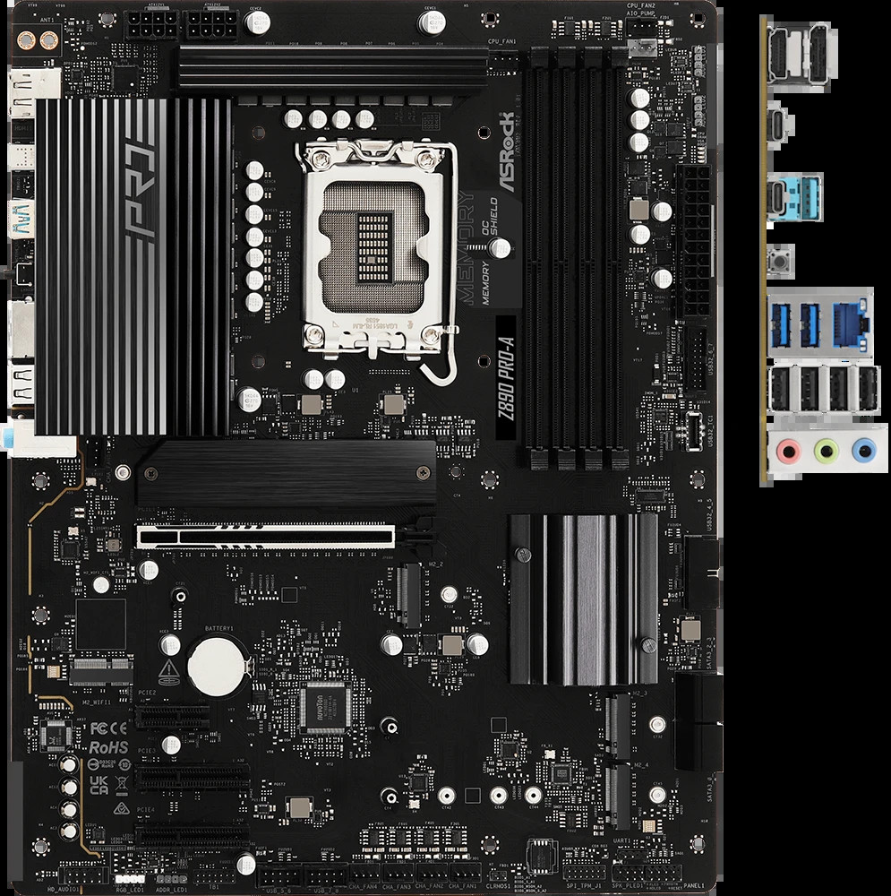 Материнська плата ASRock Z890 Pro-A (90-MXBP50-A0UAYZ)