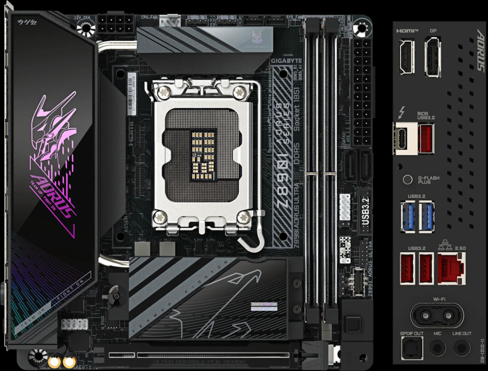 Материнская плата Gigabyte Z890I AORUS ULTRA