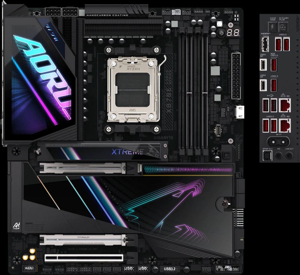 Материнська плата Gigabyte X870E AORUS XTREME AI TOP