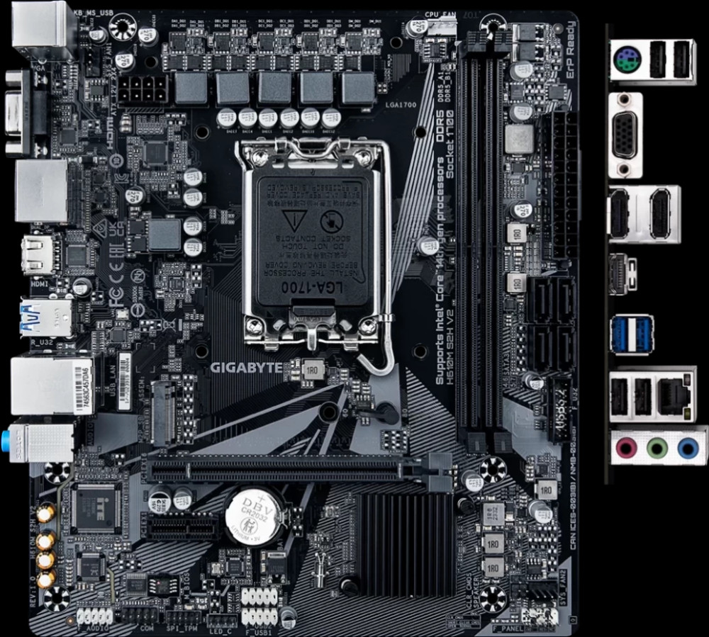 Материнська плата Gigabyte H610M S2H V2 DDR5