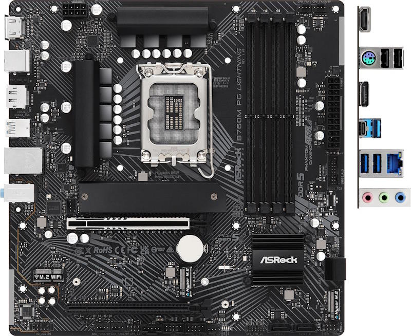 Материнская плата ASRock B760M PG Lightning DDR5 (90-MXBM20-A0UAYZ)