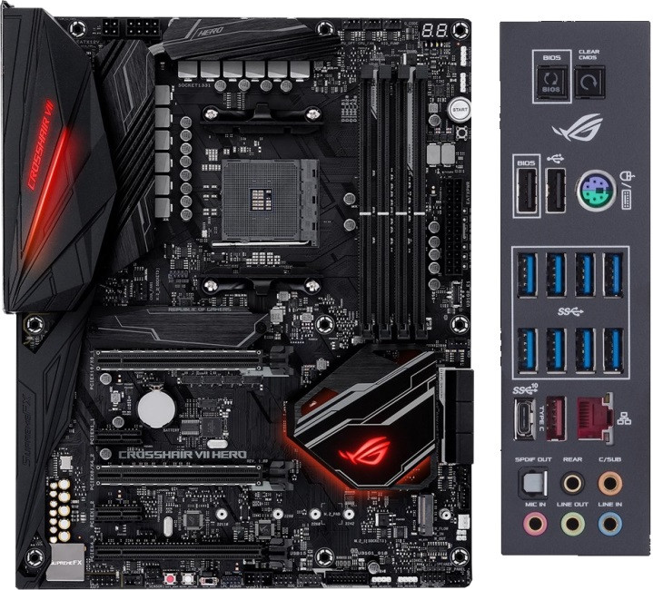 Материнська плата Asus Crosshair VII Hero