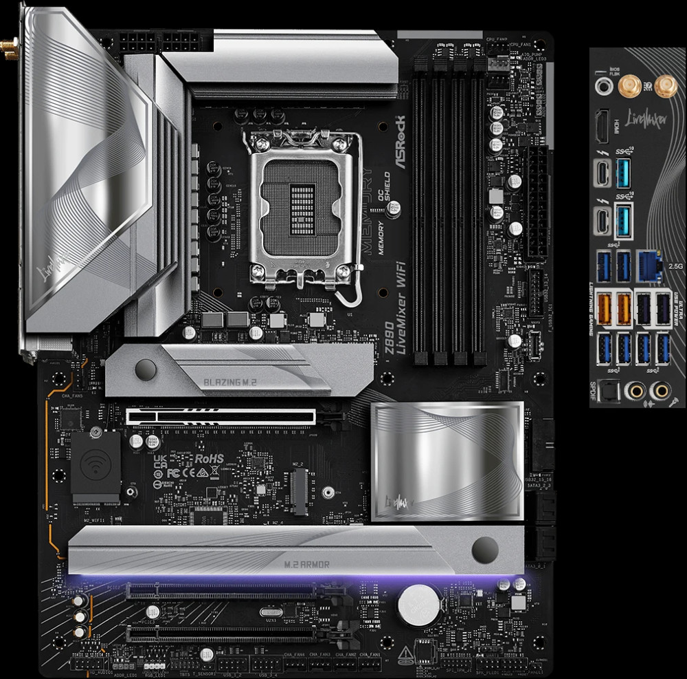 Материнська плата ASRock Z890 LiveMixer WiFi (90-MXBPE0-A0UAYZ)