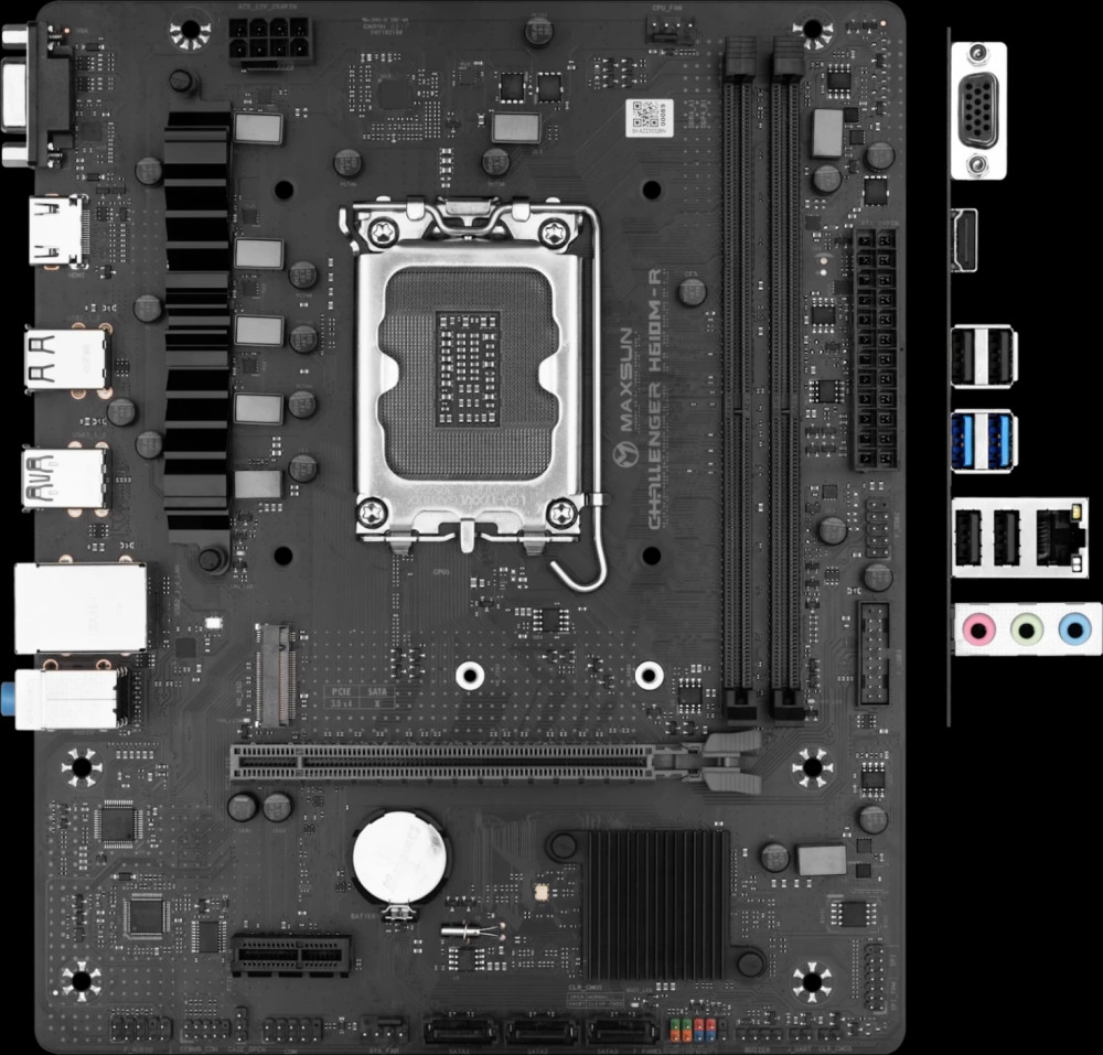 Материнская плата Maxsun Challenger H610M-R