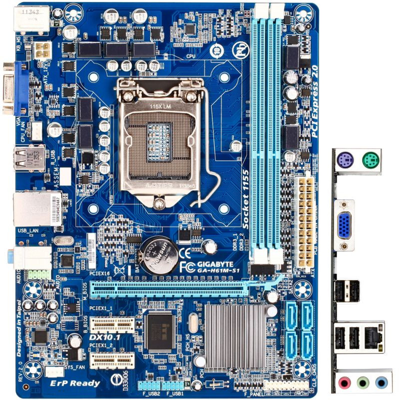 Материнская плата Gigabyte GA-H61M-S1