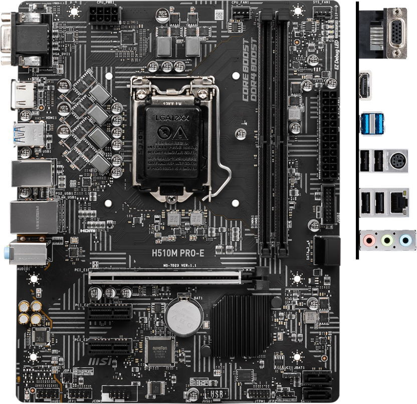 Материнская плата MSI H510M PRO-E