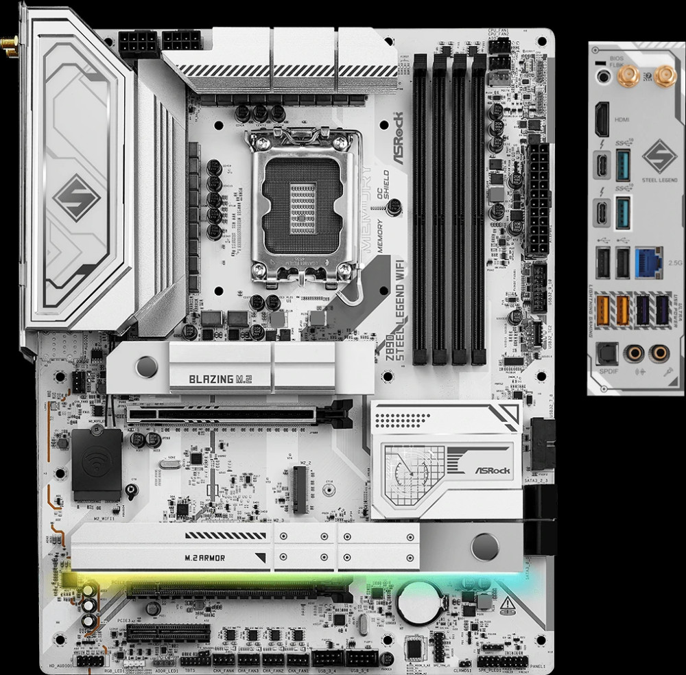 Материнская плата ASRock Z890 Steel Legend WiFi (90-MXBPF0-A0UAYZ)