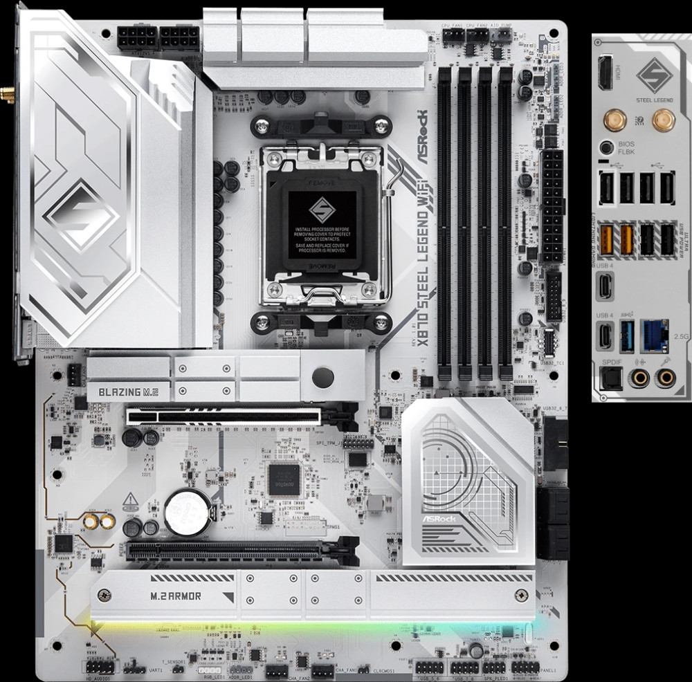 Материнська плата ASRock X870 Steel Legend WiFi